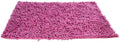 DaDa Bedding Fuchsia Magenta Pink Shaggy Soft Chenille Noodle Carpet Rug Bath Mat by DaDalogy Bedding Collection