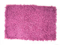 DaDa Bedding Fuchsia Magenta Pink Shaggy Soft Chenille Noodle Carpet Rug Bath Mat by DaDalogy Bedding Collection