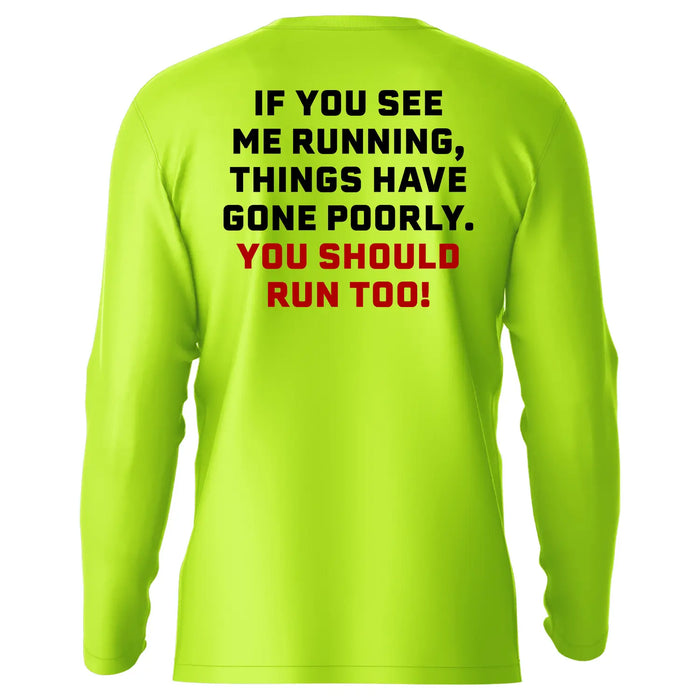 Run - Hi-Visibility UPF 50 Long Sleeve Sun Shirt by Armed American Supply