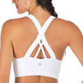 RUNNING GIRL Criss-Cross Back Padded Strappy Sports Bra by DailySale
