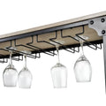 Rustic 40 Bottles Metal Floor Free Standing Wine Rack Table by DailySale