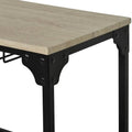 Rustic 40 Bottles Metal Floor Free Standing Wine Rack Table by DailySale