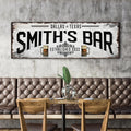 Rustic Bar Sign II by Tailored Canvases