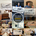 Rustic Farmhouse Sign by Tailored Canvases