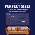 Rustic Farmhouse Sign by Tailored Canvases