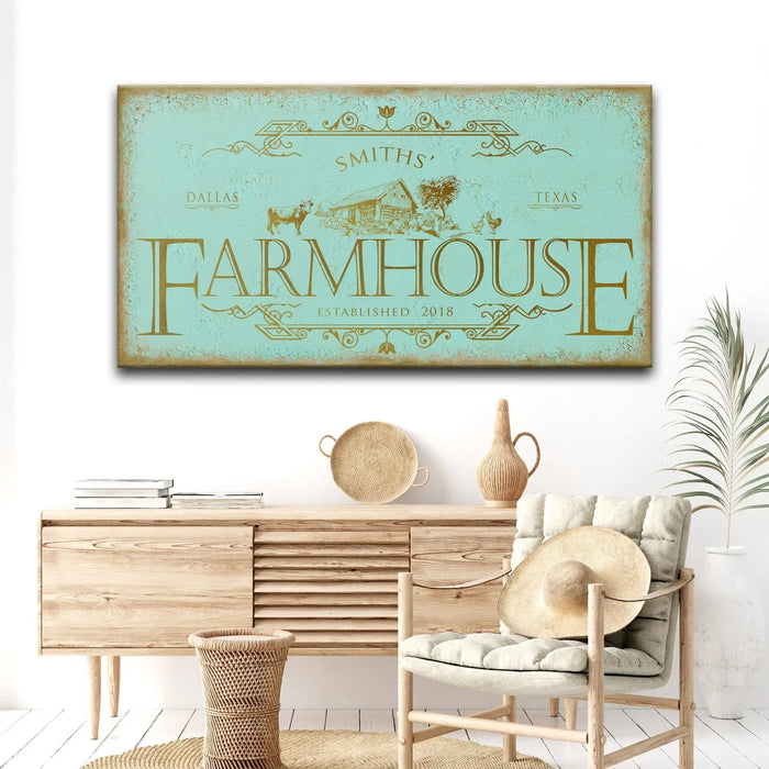 Rustic Farmhouse Sign IV by Tailored Canvases