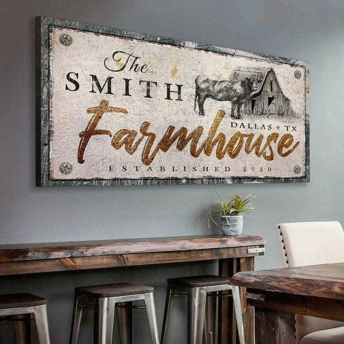 Rustic Farmhouse Sign V by Tailored Canvases