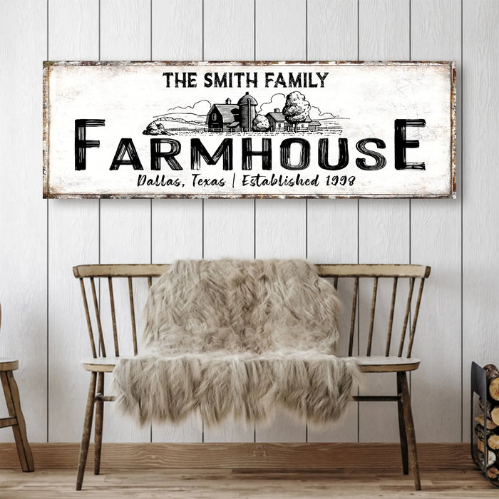 Rustic Farmhouse Sign XIII by Tailored Canvases