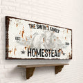 Rustic Homestead Sign by Tailored Canvases