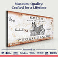 Rustic Horse Ranch Sign III by Tailored Canvases