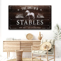Rustic Stables Decor Sign by Tailored Canvases