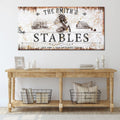 Rustic Stables Decor Sign by Tailored Canvases