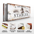 Rustic Stables Decor Sign by Tailored Canvases
