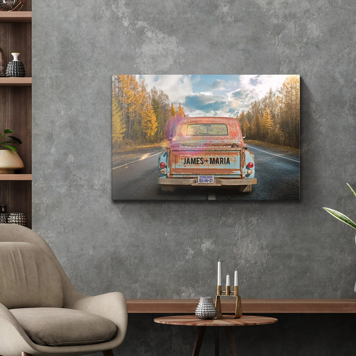 Rustic Truck Sign by Tailored Canvases