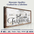 Rustic Vintage Farmhouse Sign II by Tailored Canvases