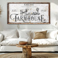 Rustic Vintage Farmhouse Sign II by Tailored Canvases