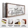 Rustic Vintage Farmhouse Sign II by Tailored Canvases