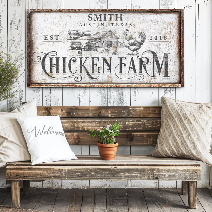 Rustic Vintage Farmhouse Sign IV by Tailored Canvases