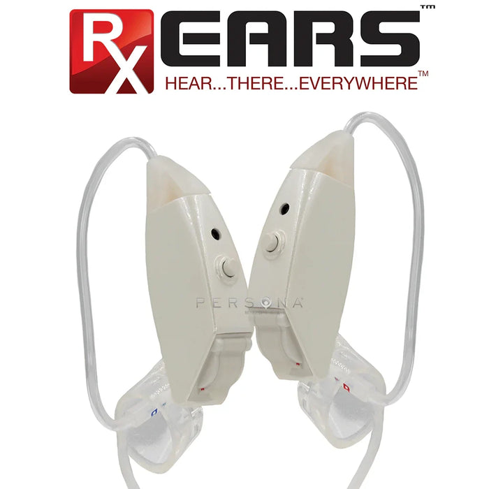 RxEars Digital Hearing Aids, White, Pair (DS) by Pasteur Pharmacy