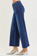 Ryann High Rise Ankle Wide Jeans by Boutique 23