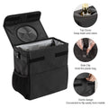 Ryhpez Car Trash Can with Lid - Car Trash Bag Hanging with Storage Pockets by DailySale