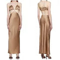 Reformation Poppies Silk Dress Croissant Size 10 by Vanessa Jane