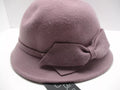 INC Womens Bow Cloche Wool Hat Dusty Lilac Adjustable One Size by Vanessa Jane