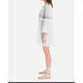 Max Studio London Ruffle-Sleeve Embroidered Floral Slip Maxi Dress,Small/Floral by Vanessa Jane