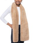 Jenni Womens Printed Sherpa Scarf by Vanessa Jane