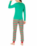 Matching Family Pajamas Womens Crushed It Stripe Pajama Set, Size XS by Vanessa Jane