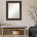 Amanti Art Rustic Plank Framed Bathroom Vanity Wall Mirror by Vanessa Jane