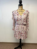 American Rag Juniors Ruffled Floral-Print Peasant Dress, Size XXS by Vanessa Jane