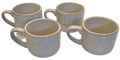 Belle Maison Espresso Coffee Cups with the word “ESPRESSO” Embossed by Vanessa Jane