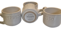 Belle Maison Espresso Coffee Cups with the word “ESPRESSO” Embossed by Vanessa Jane