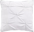 Vcny Home Carmen Pintuck 4 Piece Comforter Set, Queen Bedding by Vanessa Jane