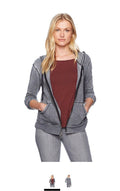 LAmade Women's Burnout French Terry Zingne Hoodie, Raven, Small by Vanessa Jane