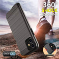 Shockproof Case with Tempered Glass for iPhone 11 Pro Max Multicolor by Merch Section