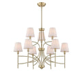 World Imports Millau Collection 5-Light Satin Gold Chandelier by Vanessa Jane