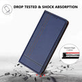 PU Leather Flip Wallet Case for iPhone 17 Pro Max Air 16 15 14 13 12 11 X by Merch Section
