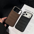 Shockproof Down Jacket Puffer Slim Case for iPhone 17 16 15 14 13 Pro Max by Merch Section