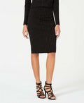 XOXO Womens Metallic Striped Pencil Skirt, Size Medium by Vanessa Jane