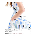 Alfani Printed Fit Flare Dress Dynamic Dance by Vanessa Jane