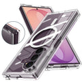 Clear Magnetic Case with Camera Lens Guard for Samsung Galaxy Z Fold 8/8 Ultra/7 by Merch Section