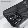 Fiber Texture Ring Stand Magnetic Case for iPhone 17 Pro Max Air 16 15 14 13 12 by Merch Section