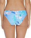 Raisins Juniors Fiesta Floral Shirred Back Swim Bottoms, Size Medium by Vanessa Jane