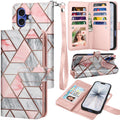 Magnetic Flip Leather Wallet Case for iPhone 17 Pro Max Air 17 Pro Black by Merch Section
