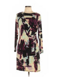 Simply Vera Vera Wang Petite Women Purple Casual Dress, Size XS by Vanessa Jane