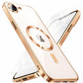 Shockproof Case with Tempered Glass for Apple iPhone 17e 16e Multicolor by Merch Section