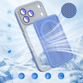 Heat Dissipation MagSafe Case with Lens Cover for iPhone 17 Pro Max 16 15 14 13 12 by Merch Section