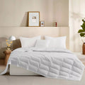 Unikome Oversize Lightweight White Down Blanket with Satin Trim, Full - White by Vanessa Jane